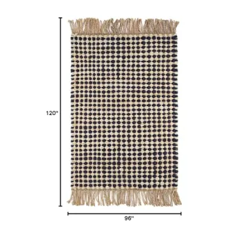 Dash Albert Kuba Jute Rug Eco-Friendly Handwoven 8x10