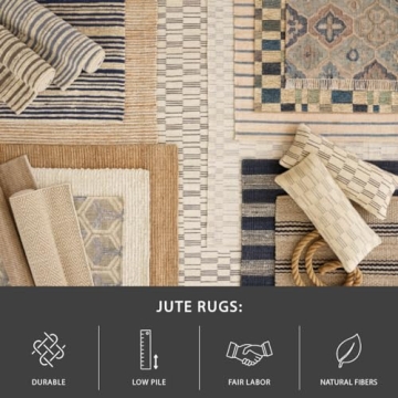Dash Albert Kuba Jute Rug Eco-Friendly Handwoven 8x10