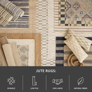 Dash Albert Kuba Jute Rug Eco-Friendly Handwoven 8x10
