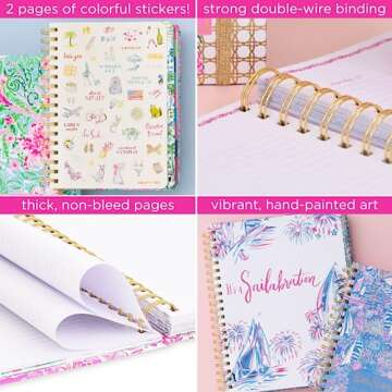 Lilly Pulitzer Daily Planner 2023-2024 for Stylish Organization