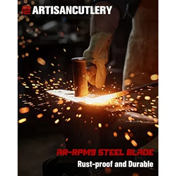 ARTISANCUTLERY EDC Folding Pocket Knife with Carbon Fiber Handle