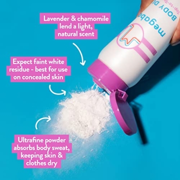 Megababe Talc-Free Body Powder Lavender Aloe 6oz