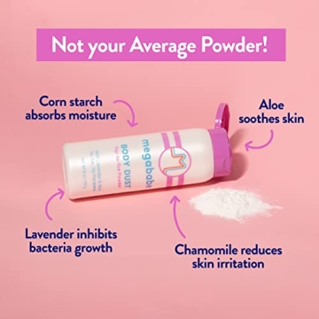 Megababe Talc-Free Body Powder Lavender Aloe 6oz