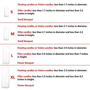 Glass Cylinder Vases Set of 30, Hewory Tall Clear Vase for Centerpieces, Glass Candle Holders for Pillar Floating Candles, Hurricane Wedding Vases for Home Decor (Not Include Flower and Candle)