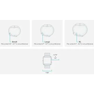 Fitbit Blaze Smart Fitness Watch with Time Display, Black, Silver, Small (5.5 - 6.7 inch) (US Version)