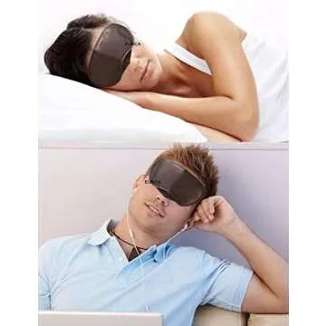 Eye Mask Sleep Masks Sleeping Mask Blindfold Eye Cover Team Building Games Party with Nose Pad and Adjustable Strap for Women Men Kids 4 Layers Black (30 Pack)
