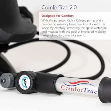 ComforTrac-Deluxe Home Cervical Traction Kit 2.0, Neck Therapy, Discomfort Relief, Relieve Cervicalgia, Degeneration of Disc, Spondylosis, and More, Carrying Case Included