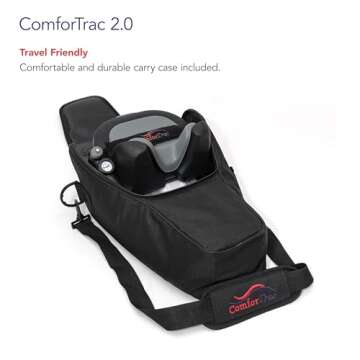 ComforTrac-Deluxe Home Cervical Traction Kit 2.0, Neck Therapy, Discomfort Relief, Relieve Cervicalgia, Degeneration of Disc, Spondylosis, and More, Carrying Case Included