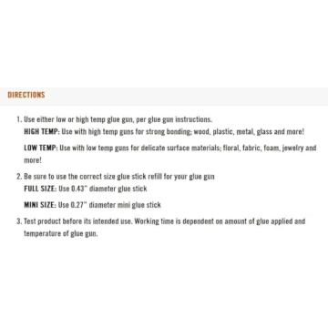 Gorilla Mini Hot Glue Sticks for Crafters and DIY Projects