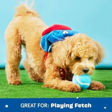 Barkbox 2 in 1 Interactive Plush Dog Toy - Rip and Reveal Toy for Dogs and Puppies - Stimulating Squeaky Pet Toys | Janspup Backpack (Small)