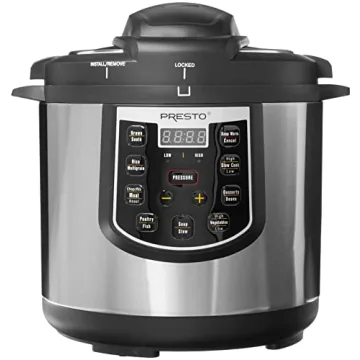 Presto 02141 Electric Pressure Cooker - Versatile & Safe