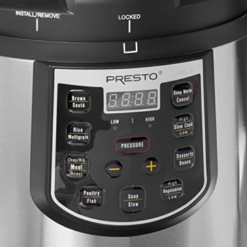 Presto 02141 Electric Pressure Cooker - Versatile & Safe