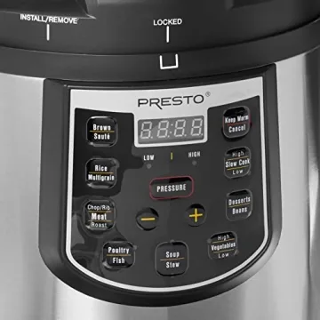 Presto 02141 Electric Pressure Cooker - Versatile & Safe