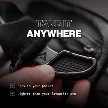 DELTAHUB Carpio 2.0 - Left-Handed Truly Ergonomic Wrist Rest for Mouse, Carpal Tunnel Support, Pain Relief, Anti-Fatigue, Easy Glide, Sleek, Office Computer, Laptop, Gaming - Large, Black