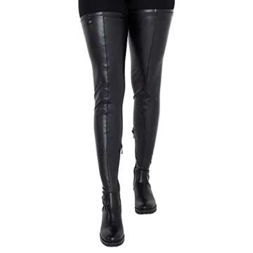 AZALEA WANG Combat Mode 2 Thigh High Boots - Stylish and Edgy Footwear for Every Occasion