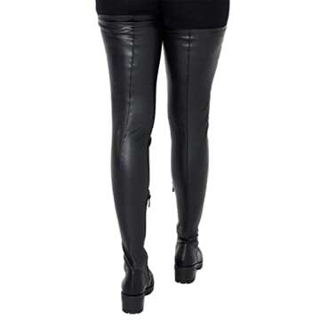 AZALEA WANG Combat Mode 2 Thigh High Boots for Fashionistas