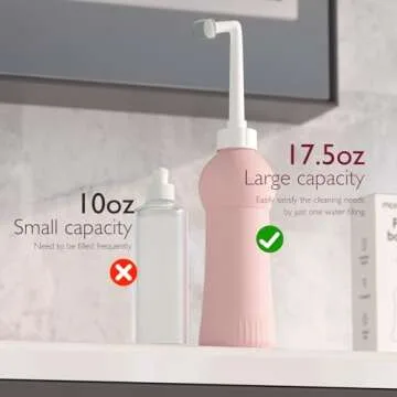 Momcozy 17oz Postpartum Upside Down Peri Bottle, Ergonomic, Perfect for Maternity Women Moms Delivery Care Mothers Cleansing After Birth