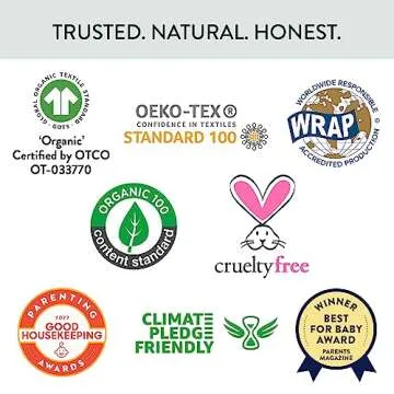 Eco-Friendly HonestBaby Joggers for Infants, Unisex 2-Pack