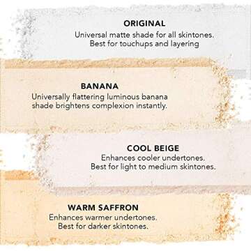Dermablend Illuminating Banana Powder, Loose Setting Powder Makeup for Brightening and a Long-Lastin...