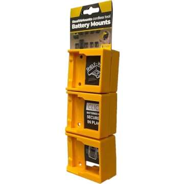 StealthMounts Battery Holder for DeWalt 20/60V Batteries