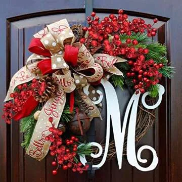 Jmkcoz 12 Pack Artificial Red Berry Stems Branches, Fake Burgundy Berry Picks Holly Berries for Christmas Tree Xmas Valenintes Wreath Decorations Floral Arrangements Home Holiday DIY Crafts Decor