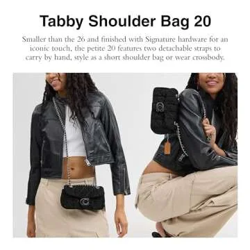 Chic Coach Tabby Shoulder Bag 20 - Timeless Style in Black