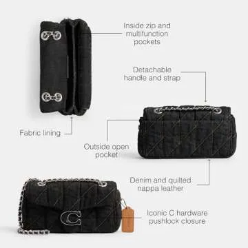 Elegant Coach Tabby Shoulder Bag 20 for Women