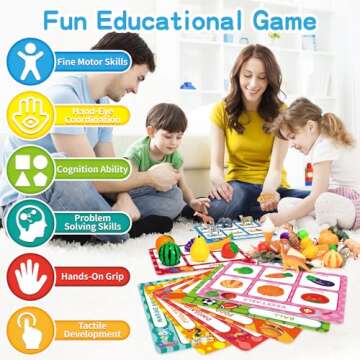 iHarPro Sorting Toys for Toddlers Educational Fun