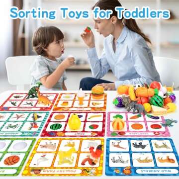 iHarPro Sorting Toys for Toddlers Educational Fun