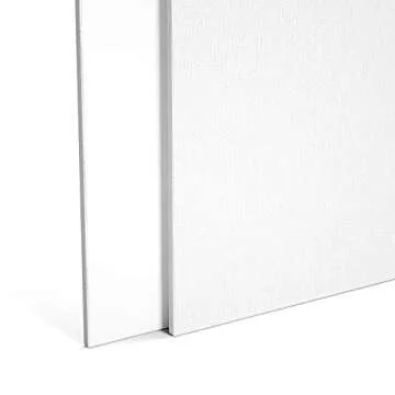 GOTIDEAL Canvases for Painting, 11x14 inch of 7, Professional Primed White Blank Flat Canvas Panels- 100% Cotton Artist Canvas Boards for Acrylics Painting, Oil Watercolor Tempera