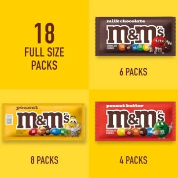 M&M'S Milk Chocolate Halloween Variety Pack, 18 Bags