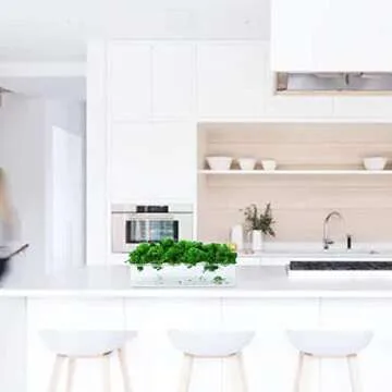 LOYWREE Flower Vase Acrylic Rectangular Floral Centerpiece for Dining Table - 12 Inches Long Rectangle Vase - Clear Vases for Home Decor Wedding(Flowers not Included)