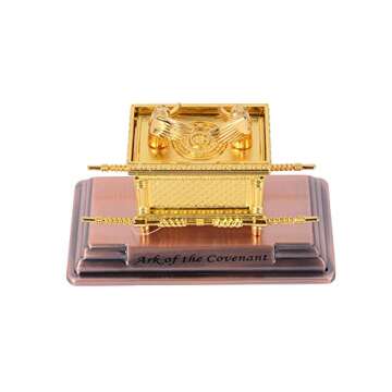 BRTAGG The Ark of The Covenant Replica Statue Gold Plated (Small)
