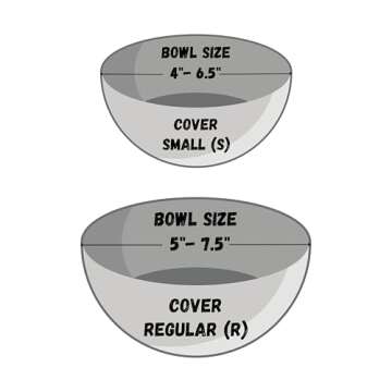 Hell Blues 4 - Pack Linen Bowl/Jar Cover Breathable Fabric Machine Washable Cloth Mason Organic Jar Lids ~ Small to Medium bowl covers (2M, 2S)