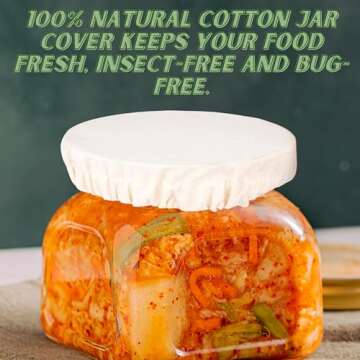 Hell Blues 4 - Pack Linen Bowl/Jar Cover Breathable Fabric Machine Washable Cloth Mason Organic Jar Lids ~ Small to Medium bowl covers (2M, 2S)