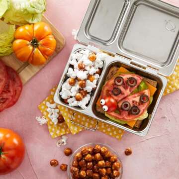PlanetBox Shuttle Stainless Steel Lunchbox for All Ages