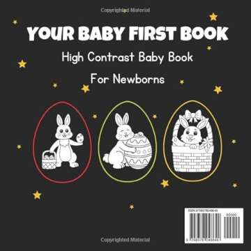 My First Easter! High Contrast Baby Book for Babies 0-12 Months