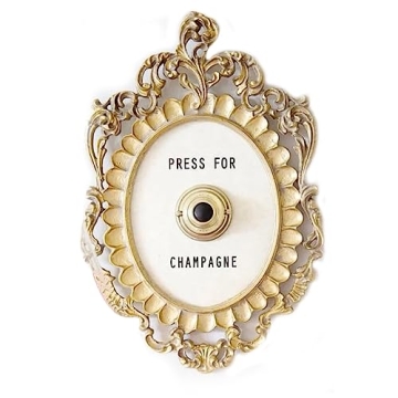 Chic Press for Champagne Door Ring Bell - Perfect for Home Decor and Gift Giving