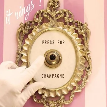 Press for Champagne Door Ring Bell Home Decor Gift