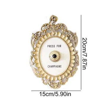 Press for Champagne Door Ring Bell Home Decor Gift