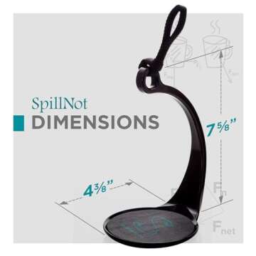 SpillNot - The Non-Slip Cup Holder Drink Tray, Durable, Non-Mess, Innovative Handheld Beverage Carrier
