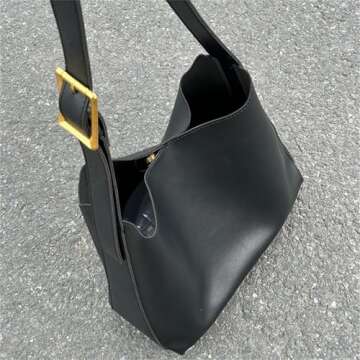 Chic Women's Solid Color Tote Bag Set for Summer