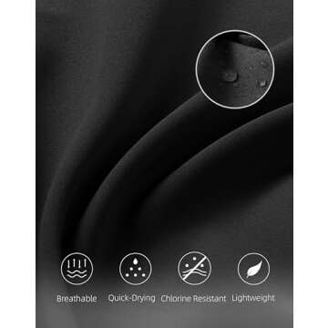 Soothfeel Women's Running Athletic Shorts with Zipper Pocket 3" Quick Dry Gym Workout Shorts for Women with Liner (Black,M)