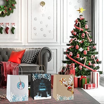 Qutuus White Gift Bags 25 Pcs Eco-Friendly and Customizable