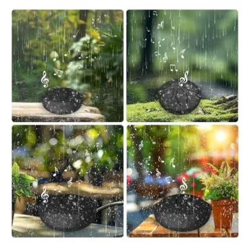 3" Steel Tongue Rain Drum - Perfect Garden Chime