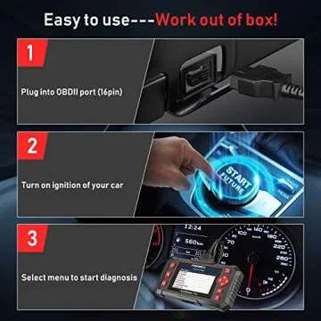FOXWELL NT604 Elite Car Scanner for ABS, SRS, & Engine Diagnostics
