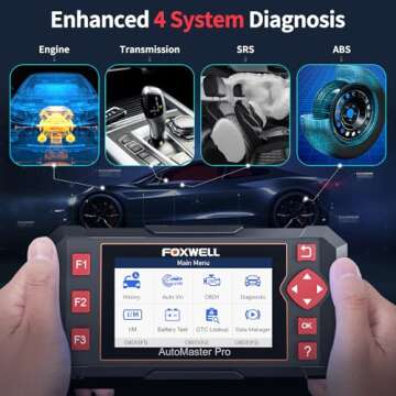 FOXWELL NT604 Elite OBD2 Diagnostic Scanner for Cars