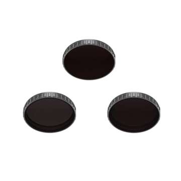 DJI Osmo Action ND Filter Set with Corning Gorilla Glass Construction for Osmo Action 4, Osmo Action 3, Osmo Action 5 Pro Cameras (ND 8, 16, and 32)