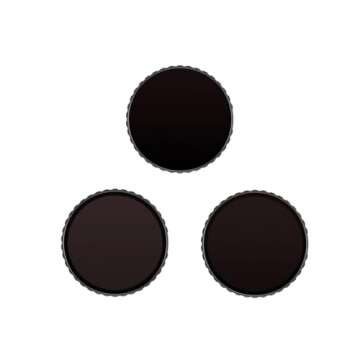 DJI Osmo Action ND Filter Set with Corning Gorilla Glass Construction for Osmo Action 4, Osmo Action 3, Osmo Action 5 Pro Cameras (ND 8, 16, and 32)