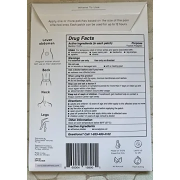 LILAS Women’s Pain Relief Patches for Cramps